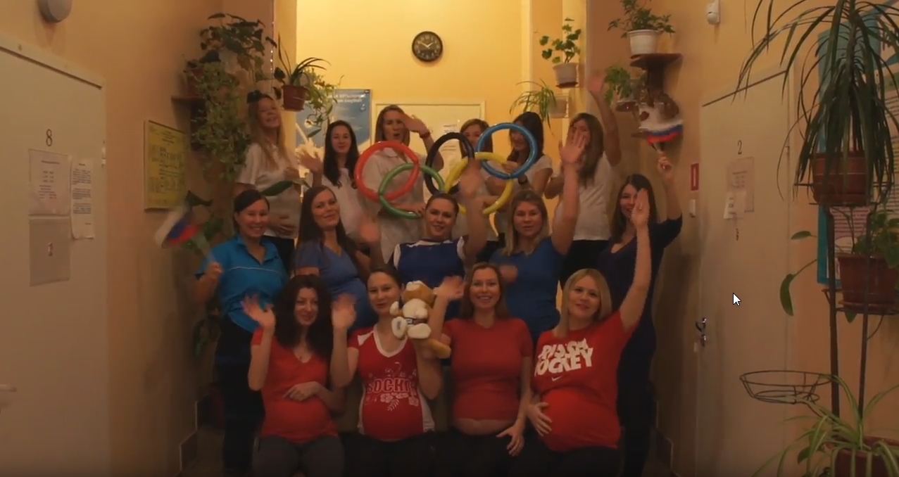 Школа материнства ЖК-68 в поддержку Российской Олимпийской Сборной